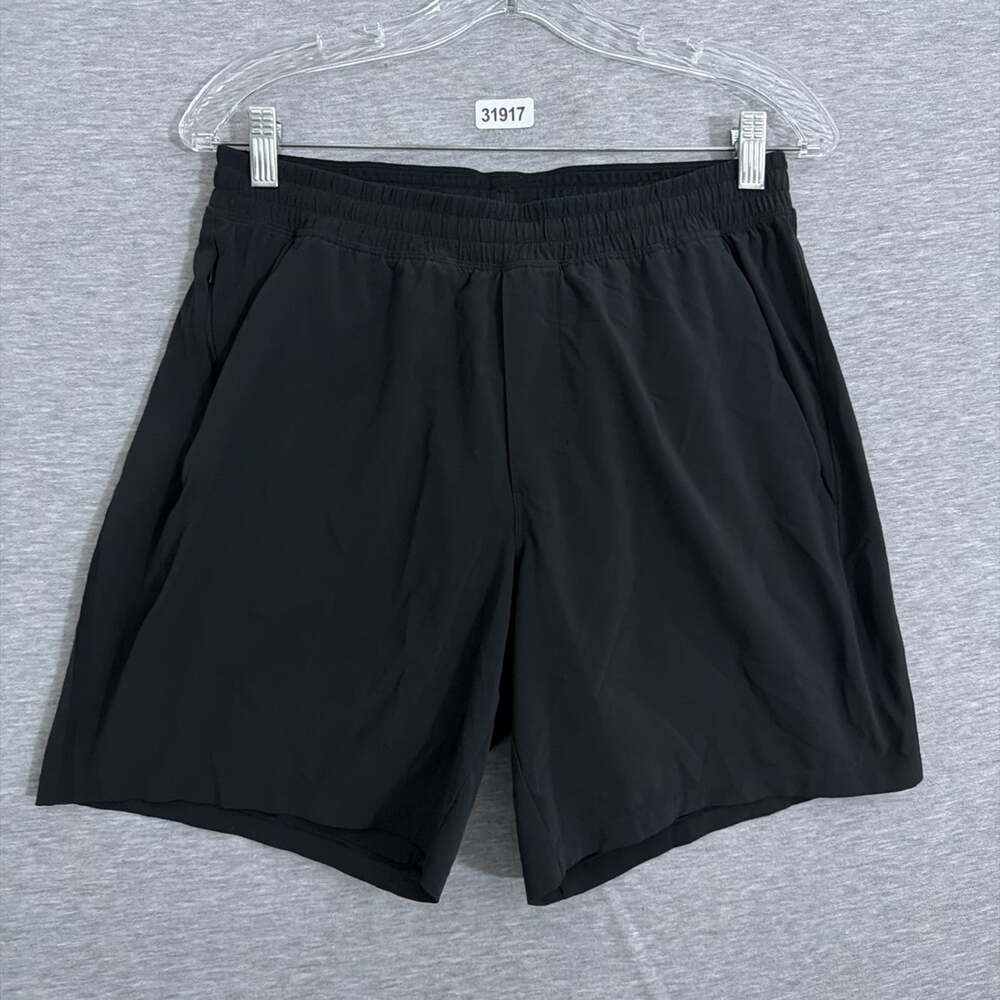 Lululemon Men’s Size Medium Black 7" Lined Pace Breaker Shorts